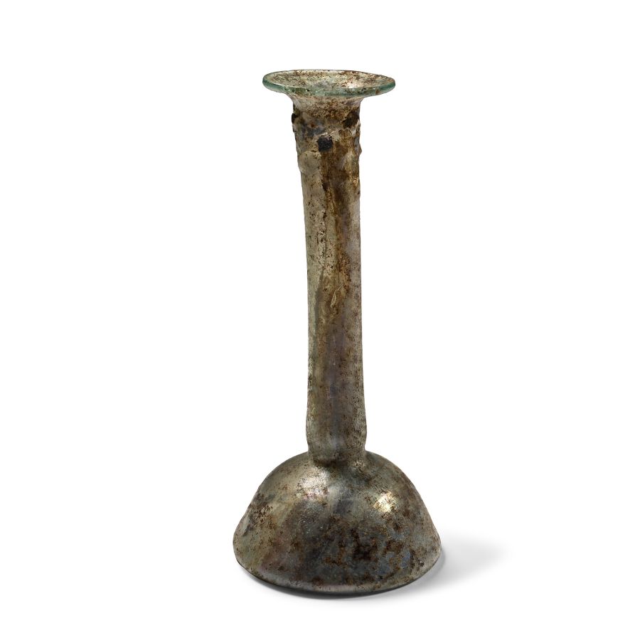 Roman Bell-Shaped Glass Vessel