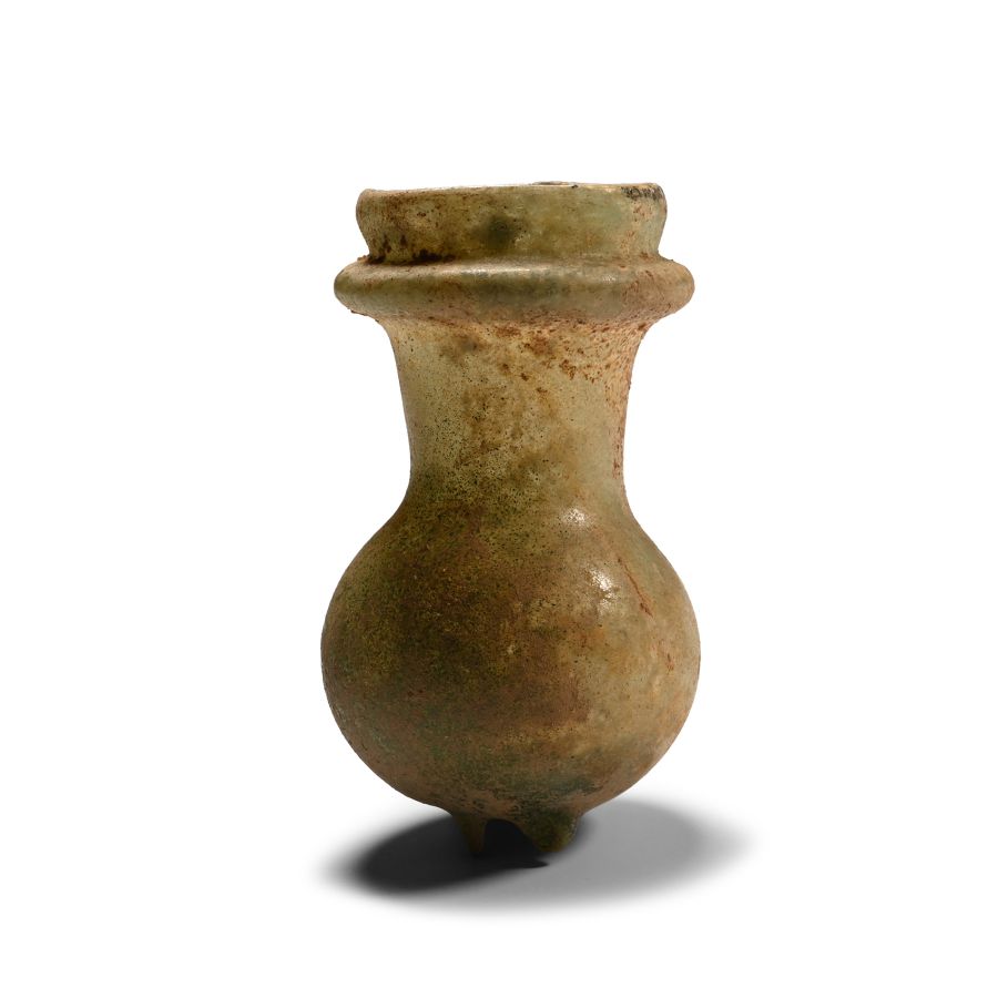 Roman Green Glass Vessel