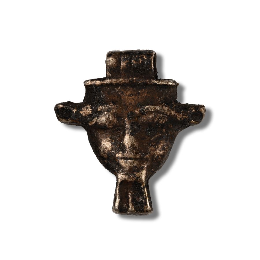 Egyptian Silver Hathor Amulet