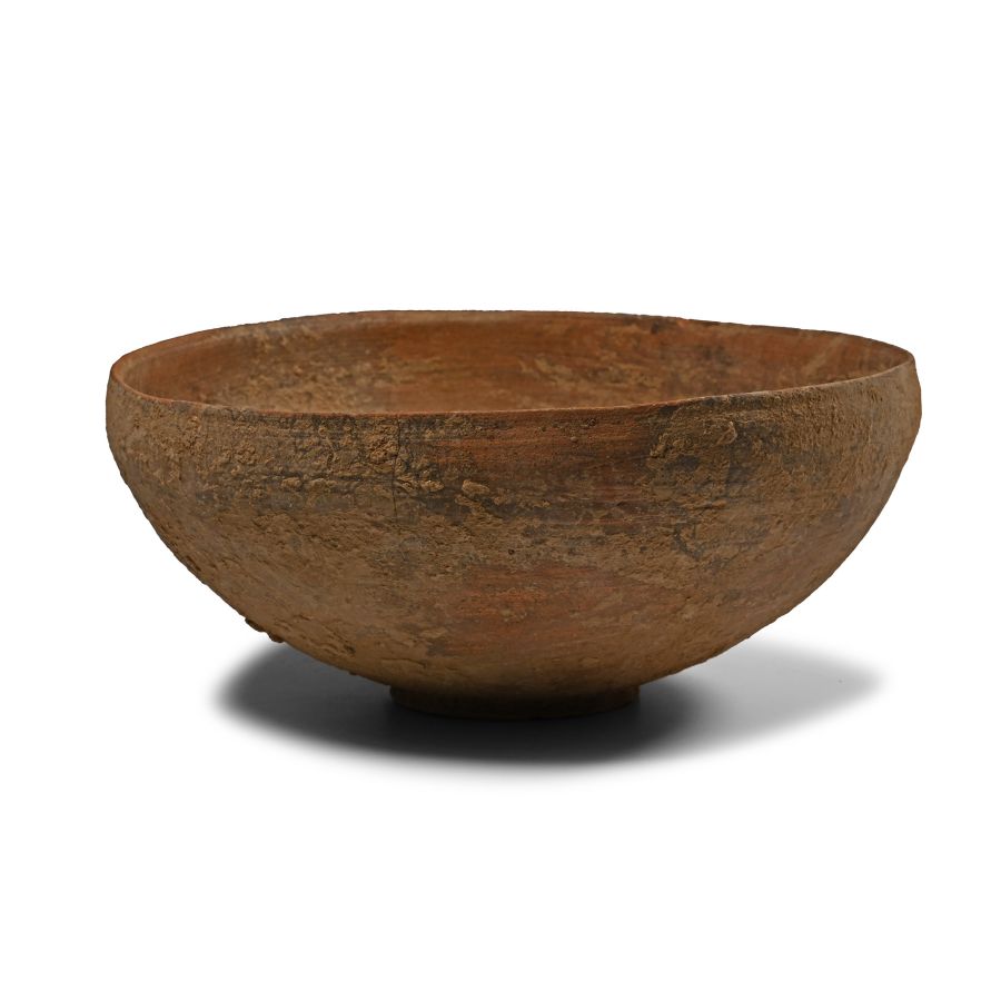 Western Asiatic Terracotta Bowl with Shallow Foot