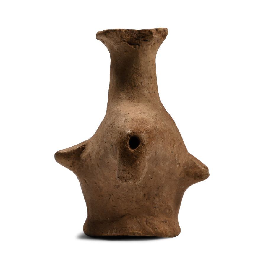 Western Asiatic Terracotta Figurine of a Bird