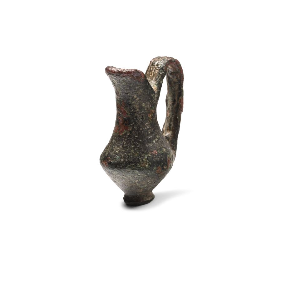 Greek Miniature Bronze Beaked Jug