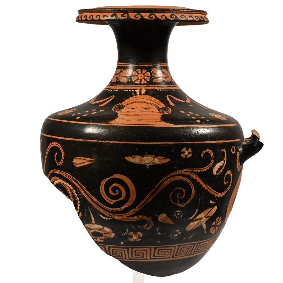 Greek Fragmentary Terracotta Red-Figure Hydria