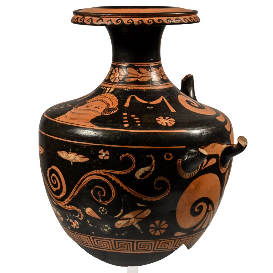 Greek Fragmentary Terracotta Red-Figure Hydria