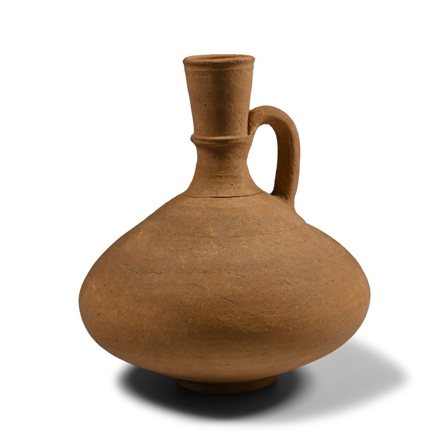 Gallo-Roman Squat Jug with Handle