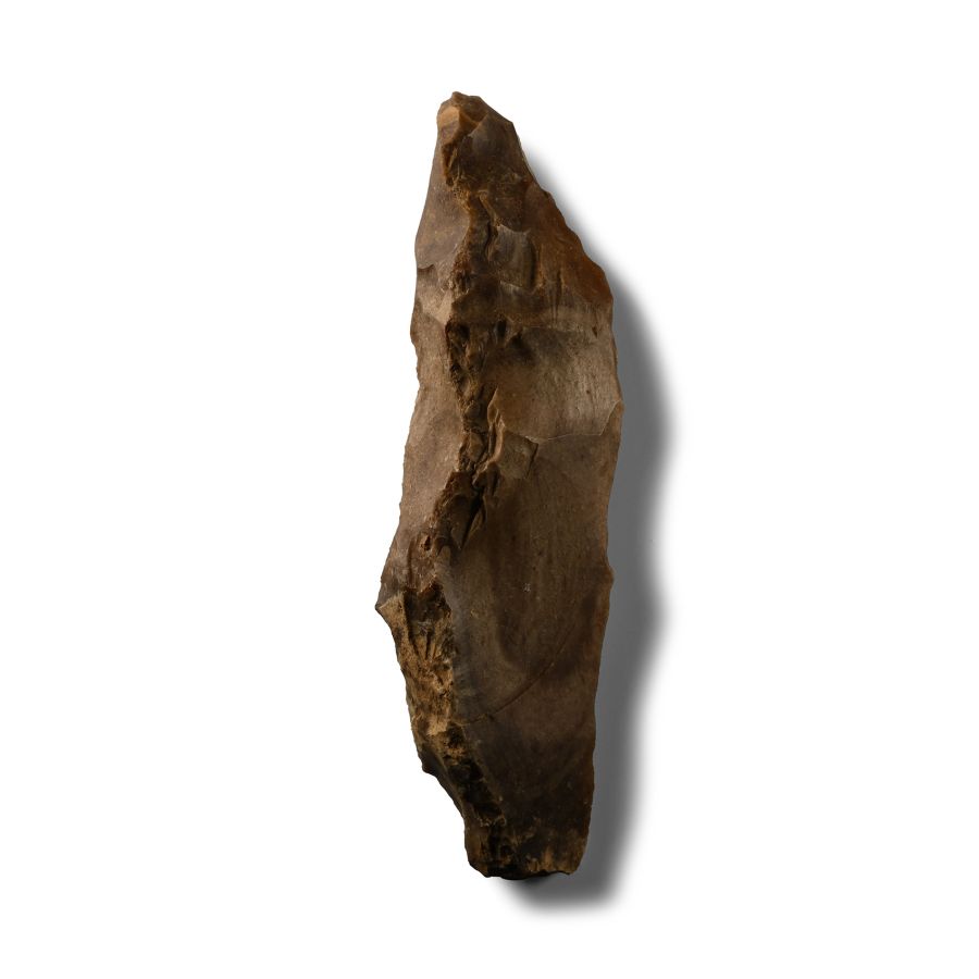 Stone Age Long French Gravettian Thick-Crested Blade