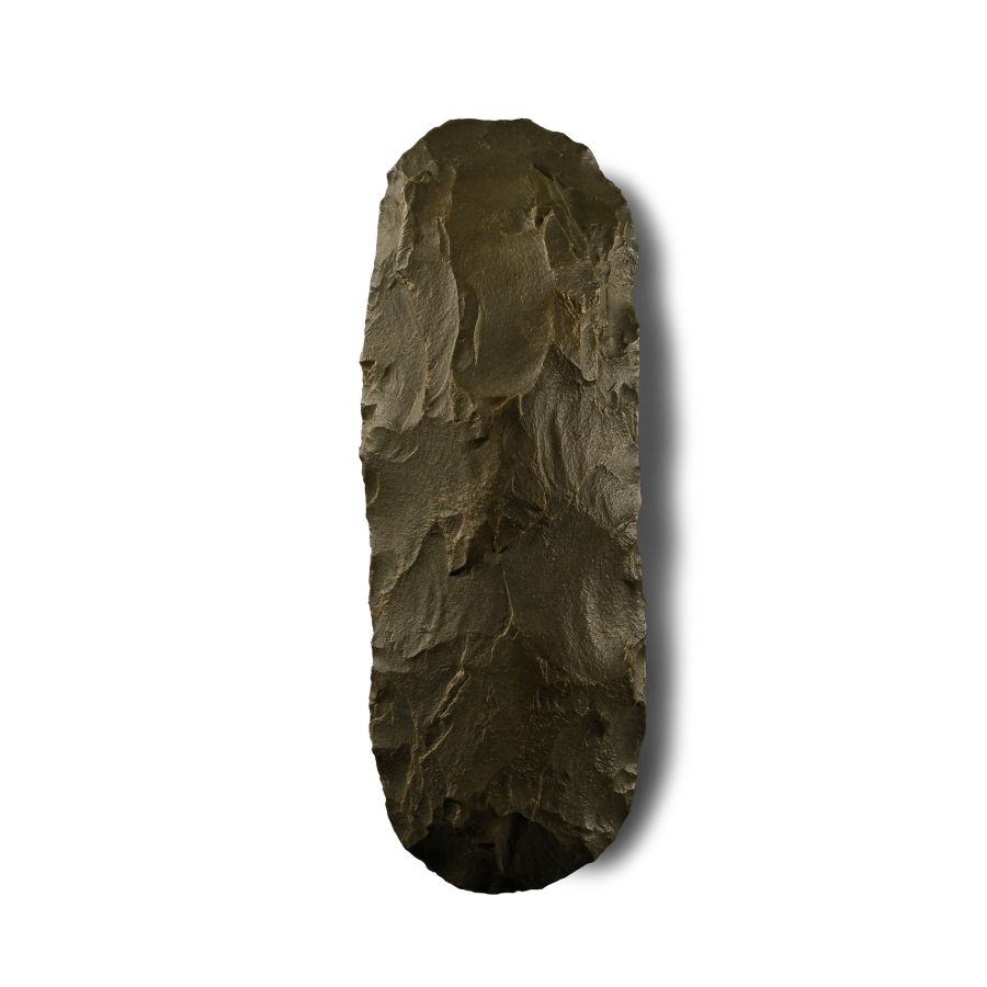 Large Stone Age Green Jasper Axe Head from Niger