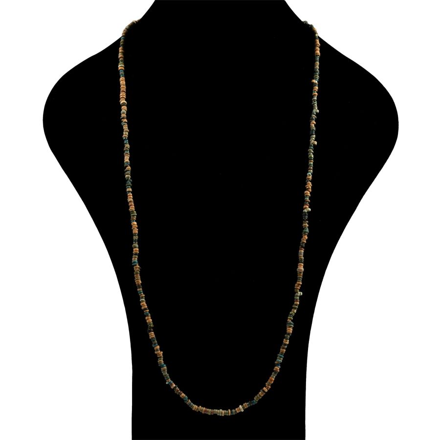 Egyptian Faience Mummy Bead Necklace