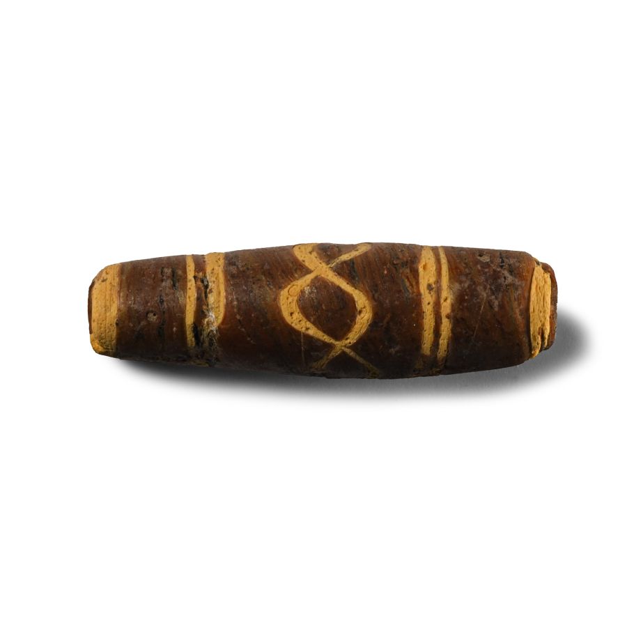 Romano-Celtic Inlaid Glass Bead