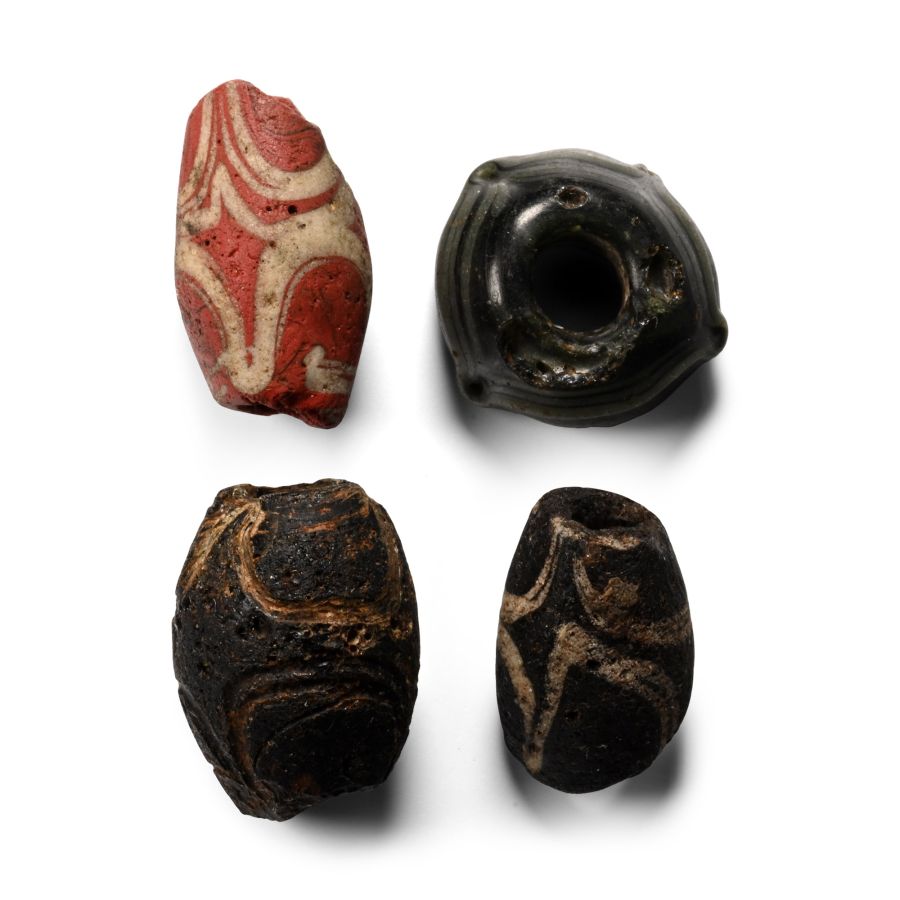 Anglo-Saxon Glass Bead Collection