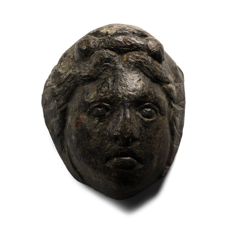 Romano-British Bronze Mask Mount