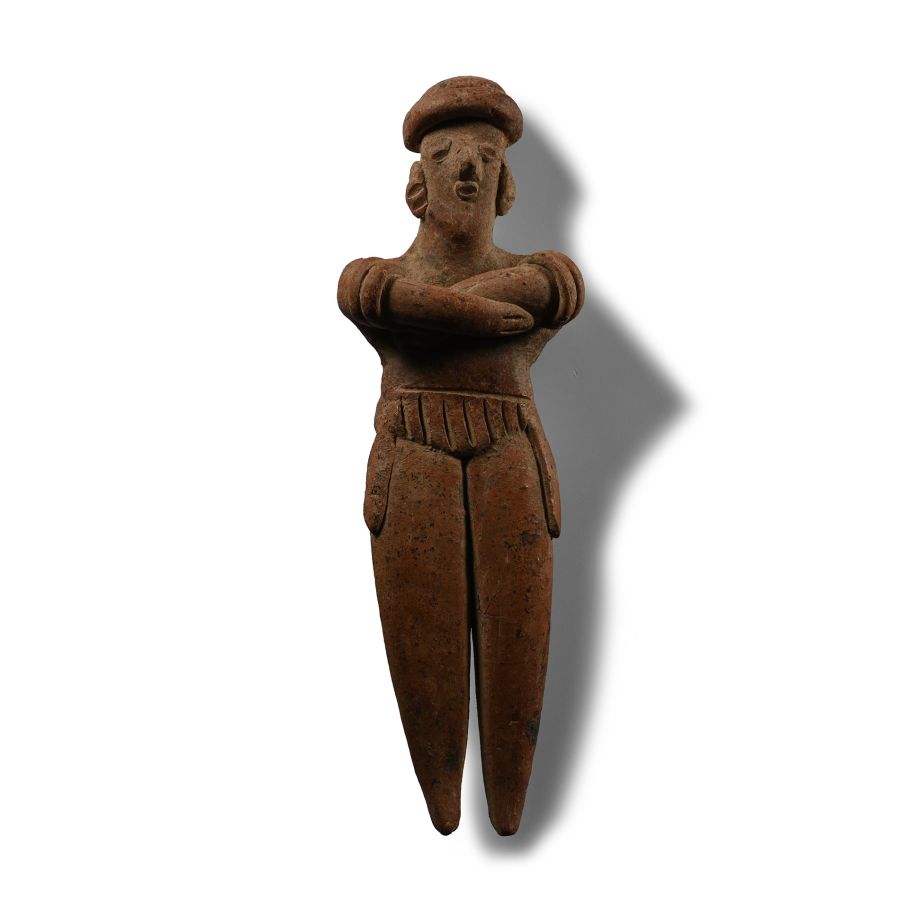 Pre-Columbian Terracotta Colima Standing Figure