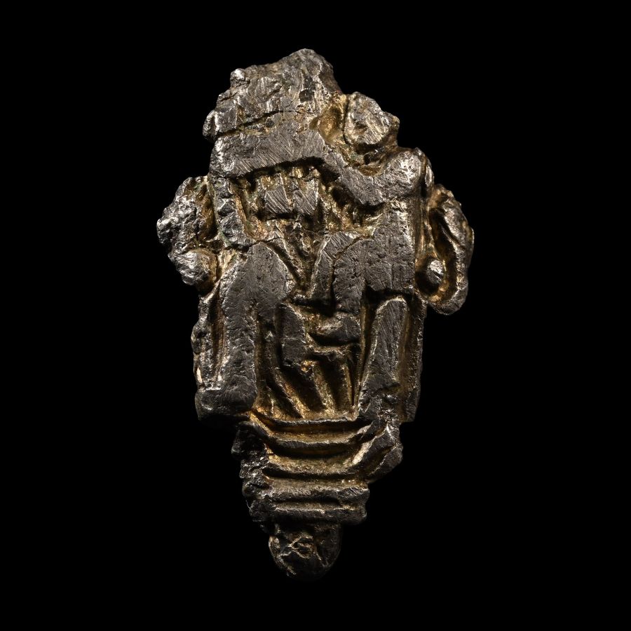Medieval Silver-Gilt Crucifix Pendant
