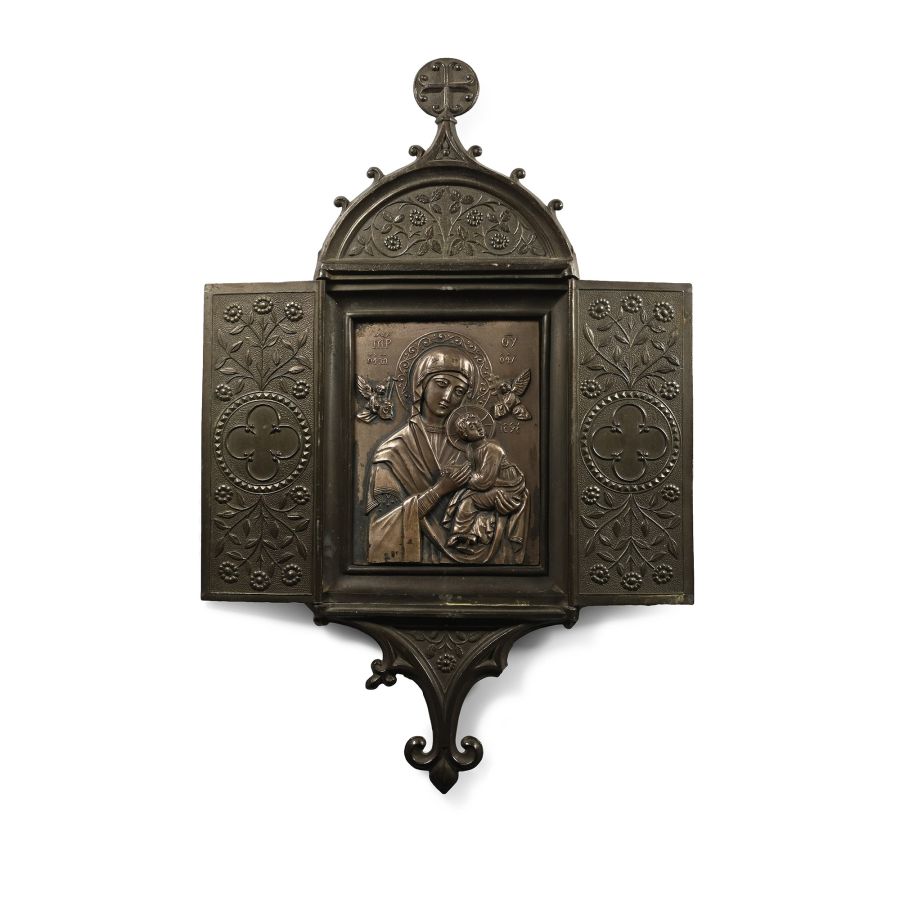 Russian Icon with Mary and Child
