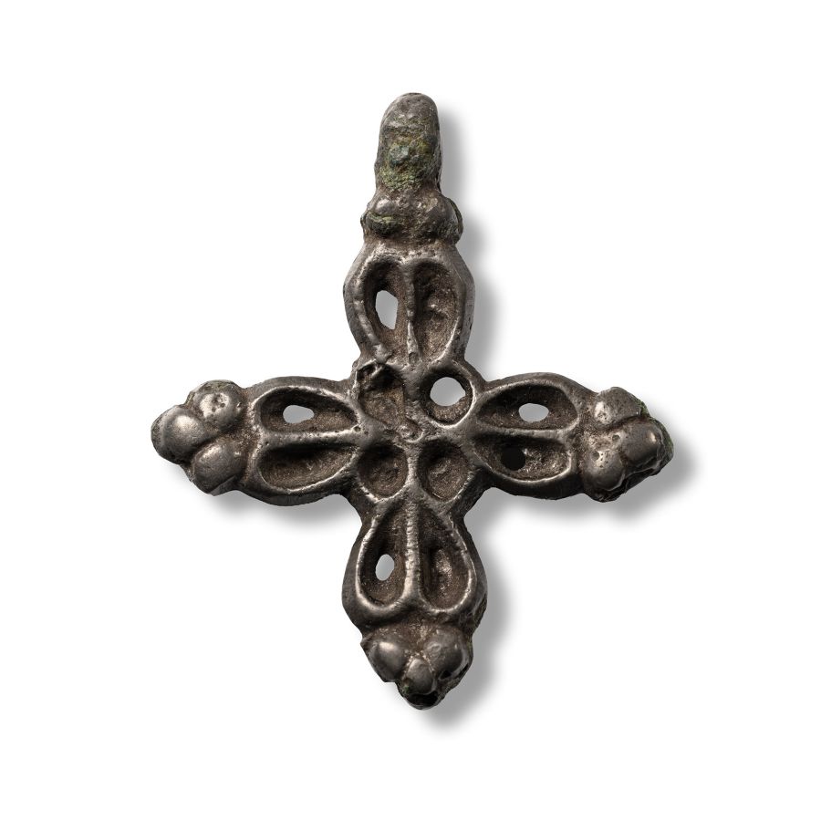 Viking Age Bronze Cross Pendant