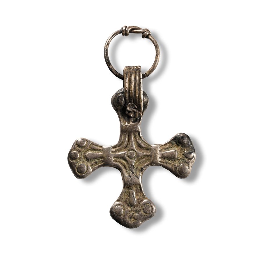 Viking Age Silver Cross Pendant