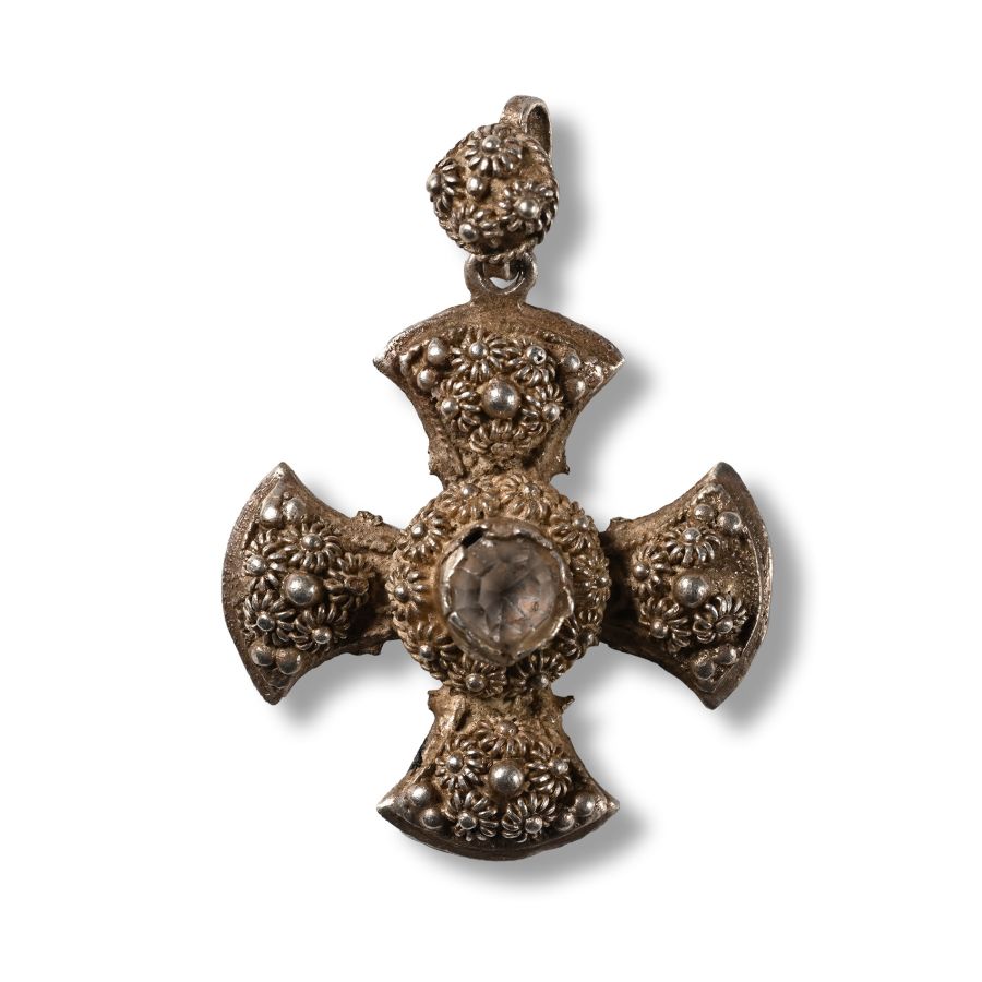 Georgian Silver Cross Pendant