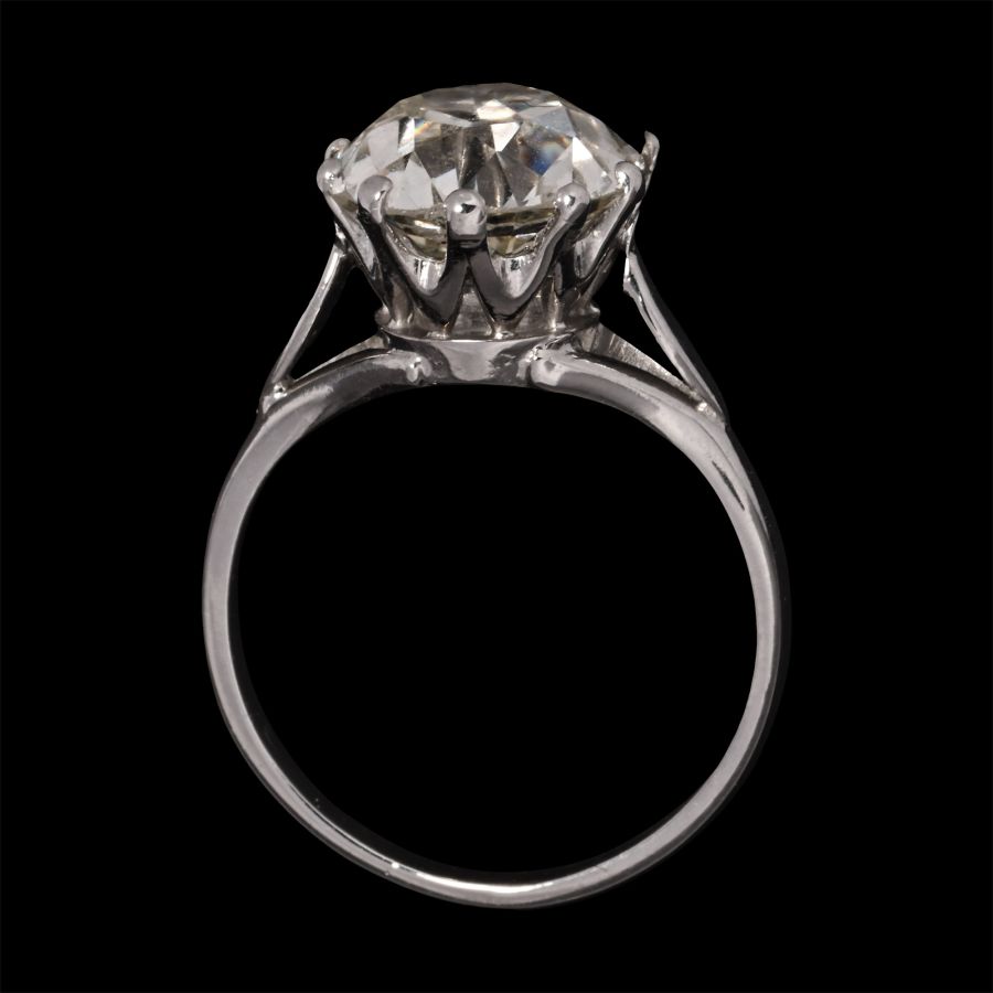 3.2 Carat Diamond Solitaire White Gold Ring