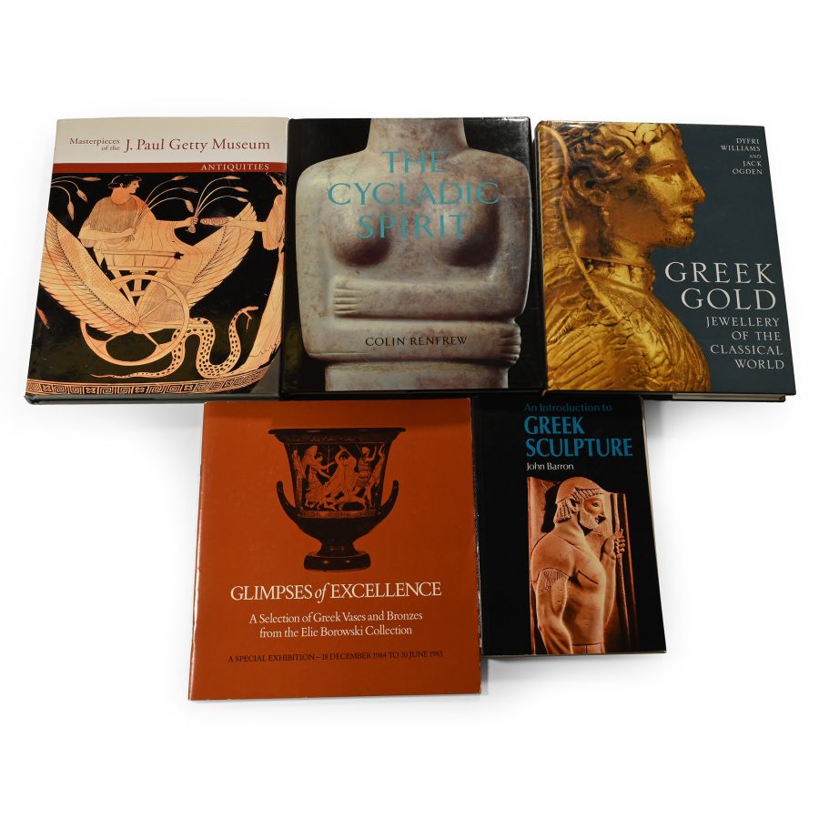A Collection of Books on Greek and Cycladic Art - 5 Titles