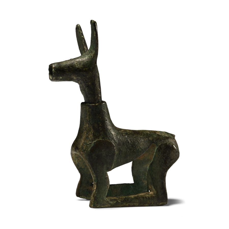 Ordos Bronze Deer Statue