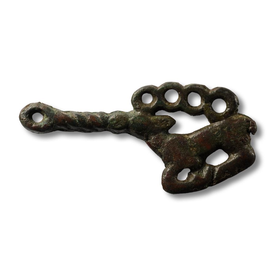Ordos Bronze Stag Pendant