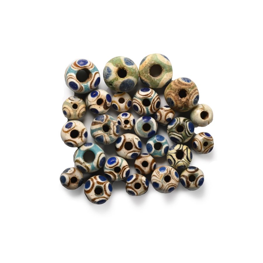 Western Asiatic Mosaic Glass Bead Collection