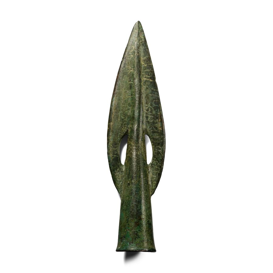 Bronze Age Pierced Socketted Spearhead
