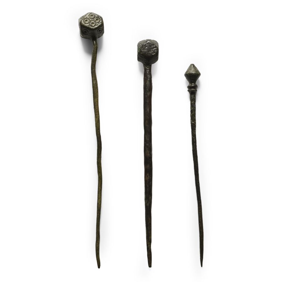 Roman Bronze Pin Group