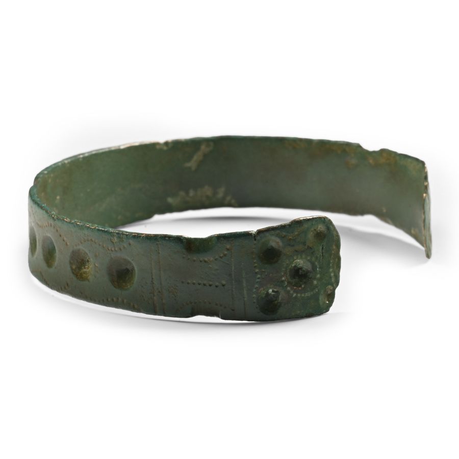 Roman Decorated Bronze Bracelet