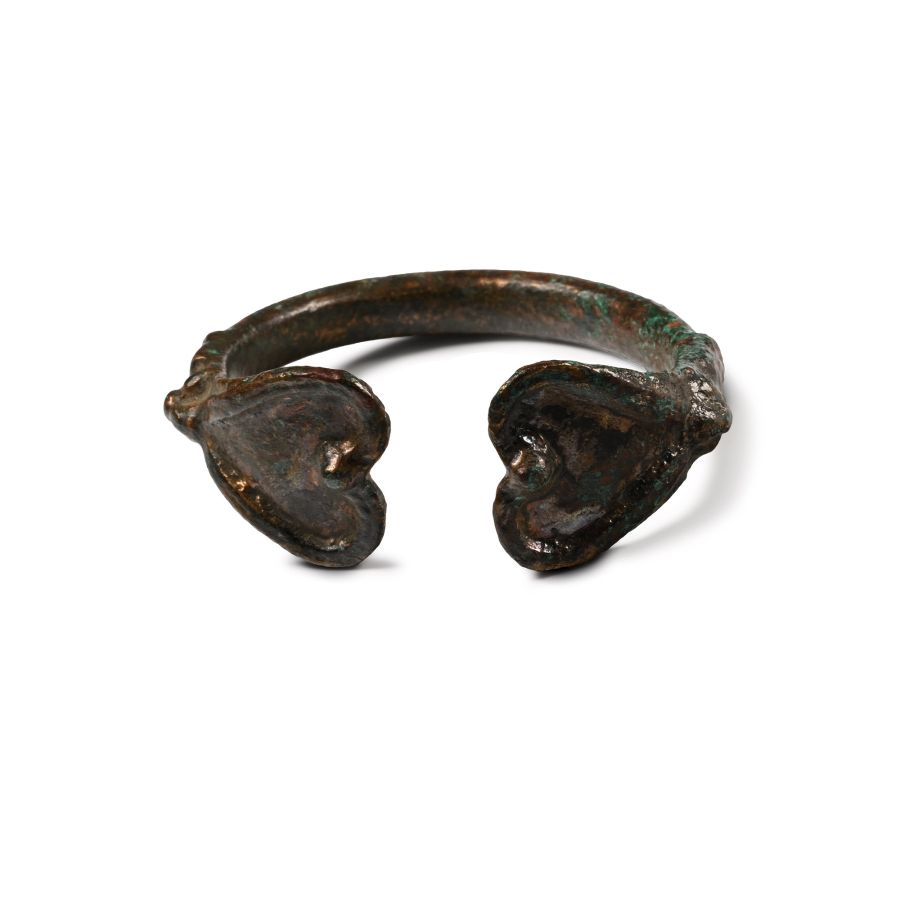 Byzantine Bronze Decorated Bracelet