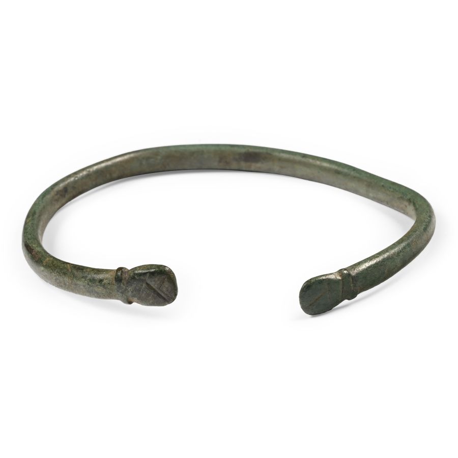 Roman Decorated Bronze Bracelet