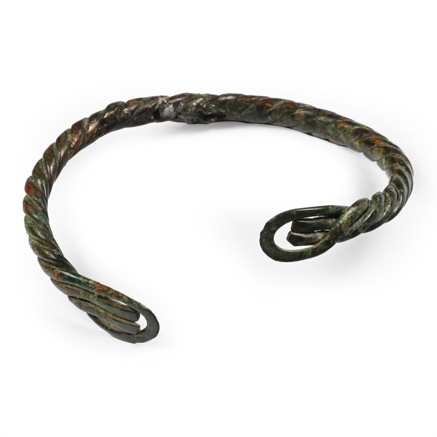 Viking Age Bronze Twisted Wire Bracelet