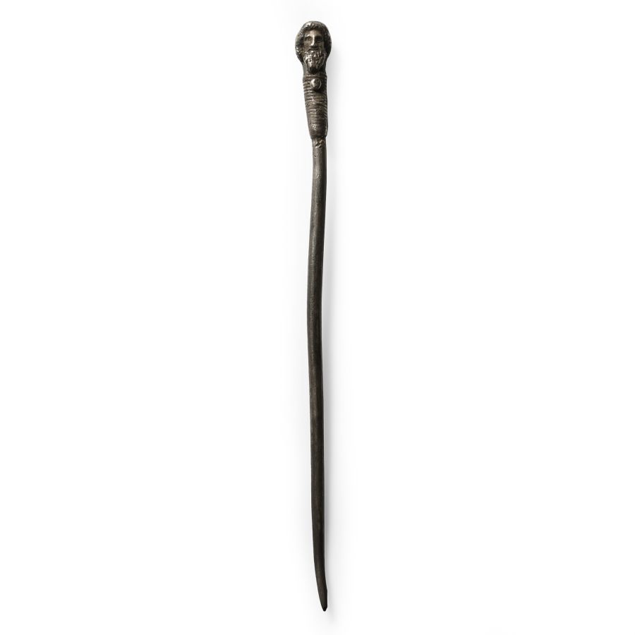 Roman Silver Pin with Bust