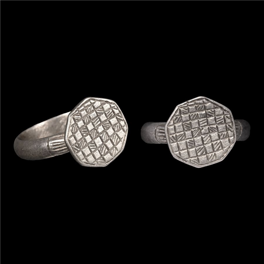 Medieval Decorated Silver Ring