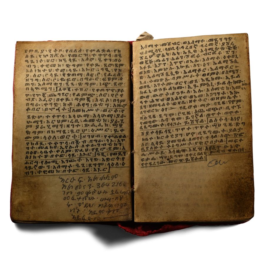 Ethiopian Vellum Manuscript of Talismanic Texts