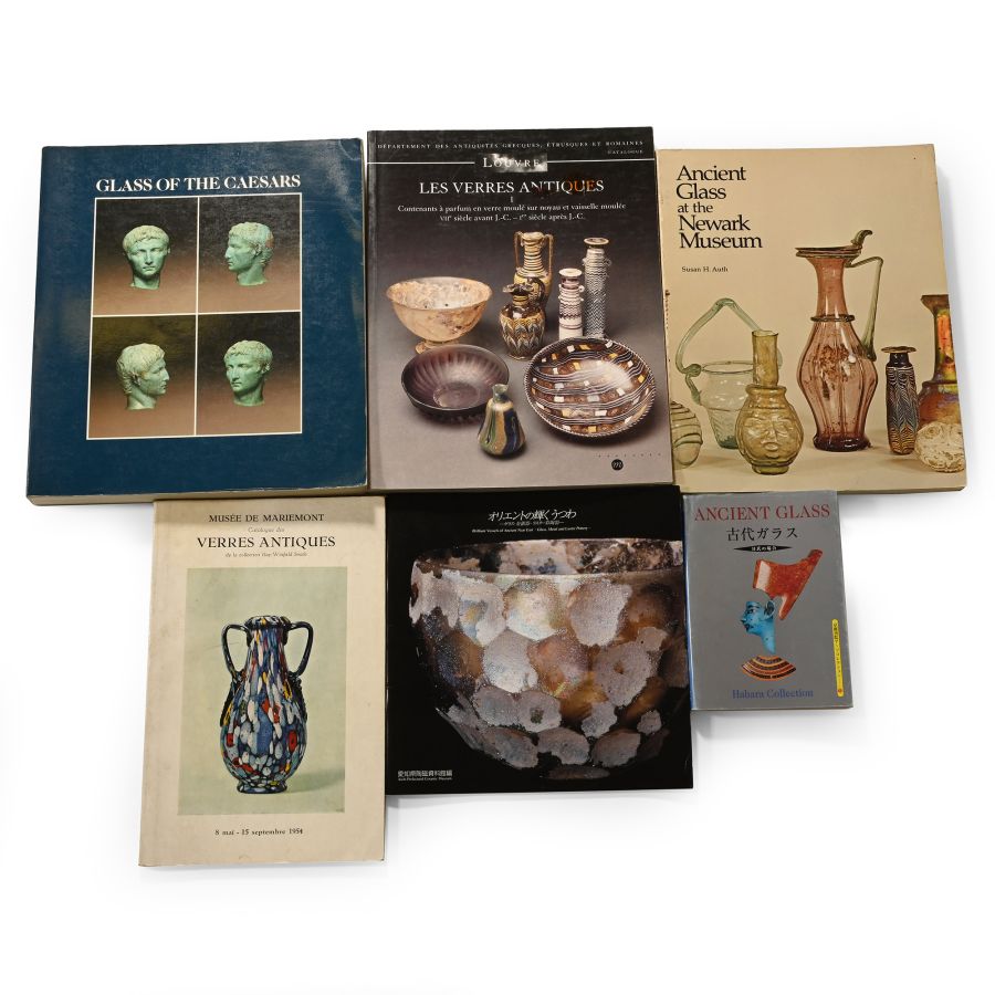 A Collection of Books on Ancient Glass - 6 Titles