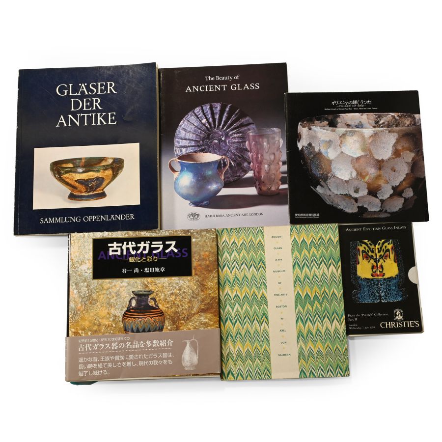 A Collection of Books on Ancient Glass - 6 Titles