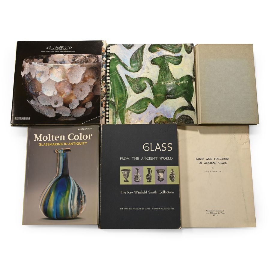 A Collection of Books on Ancient Glass - 7 Titles
