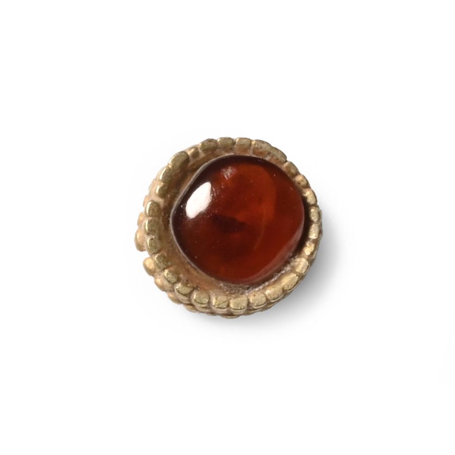 Roman Gold and Garnet Bead Pendant