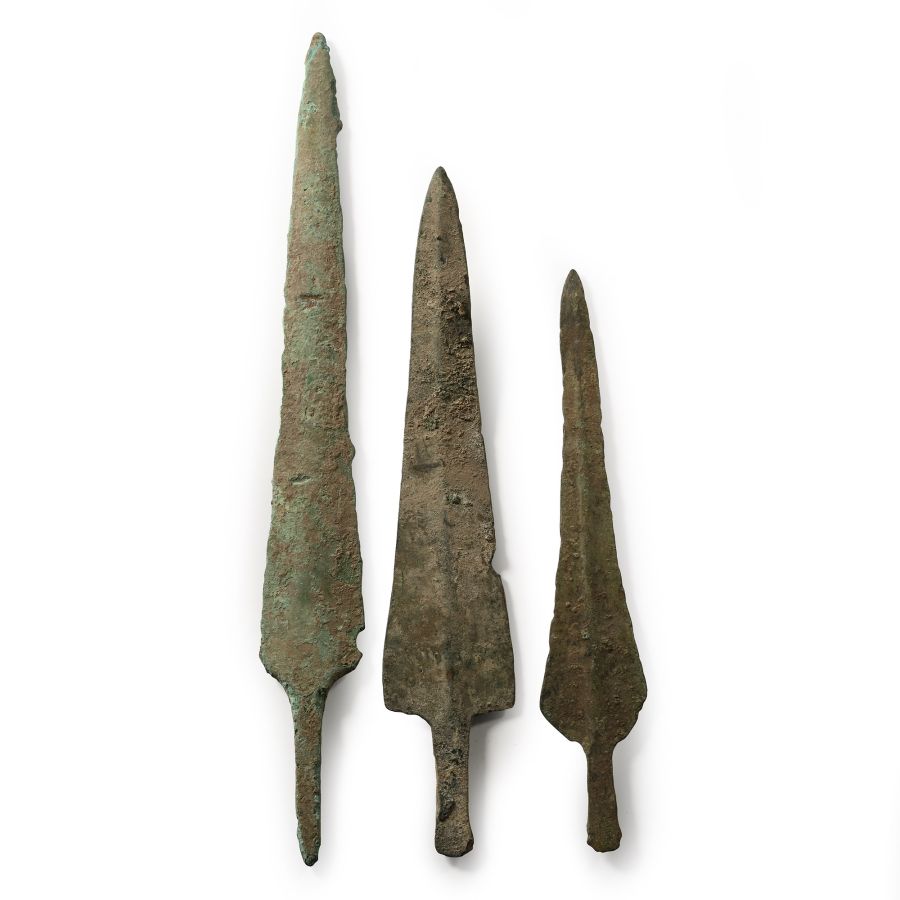 Luristan Bronze Short Spearhead Group