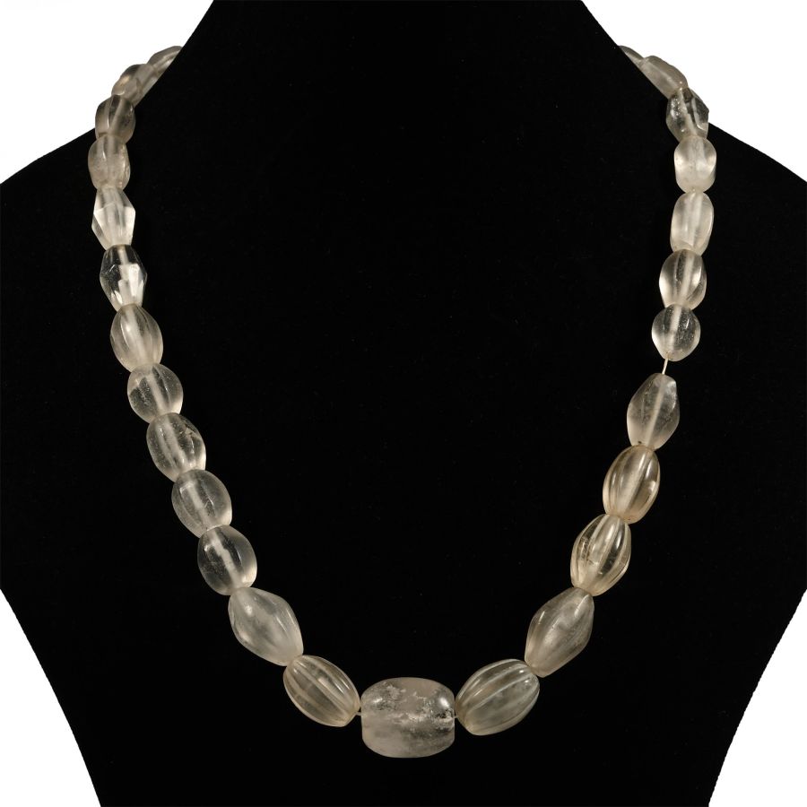 Rock Crystal Bead Necklace