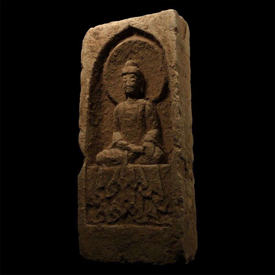 Chinese Wei Terracotta Buddha Brick