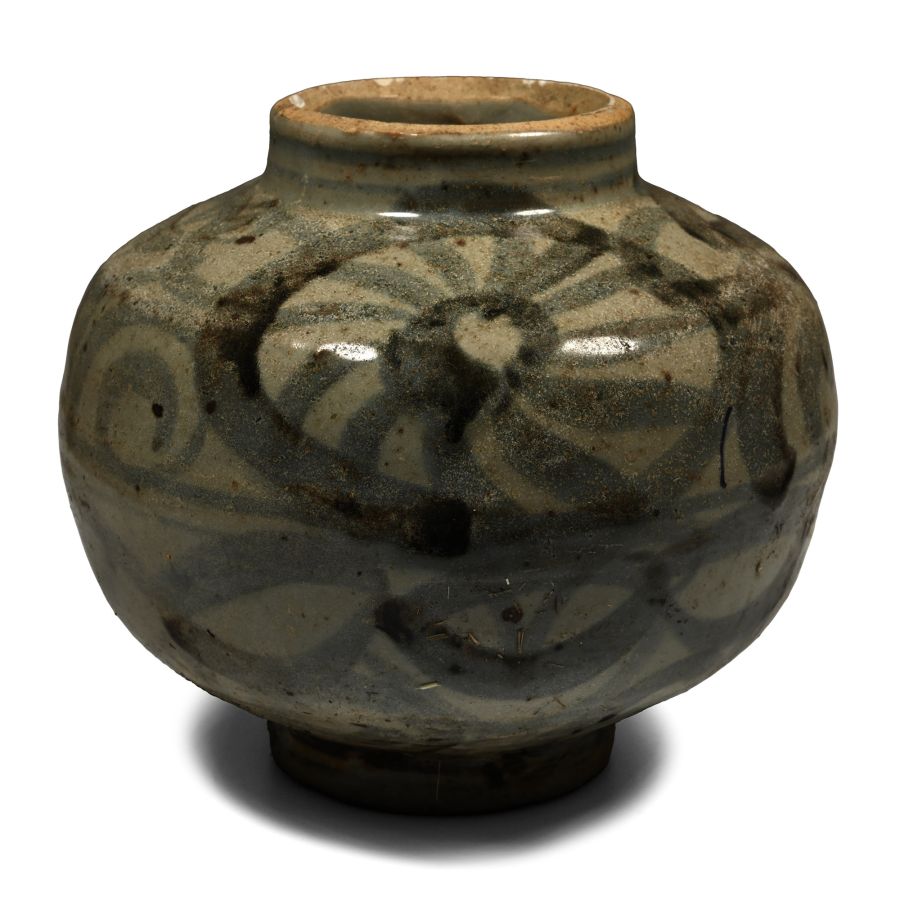 Chinese Provincial Blue and White Jar