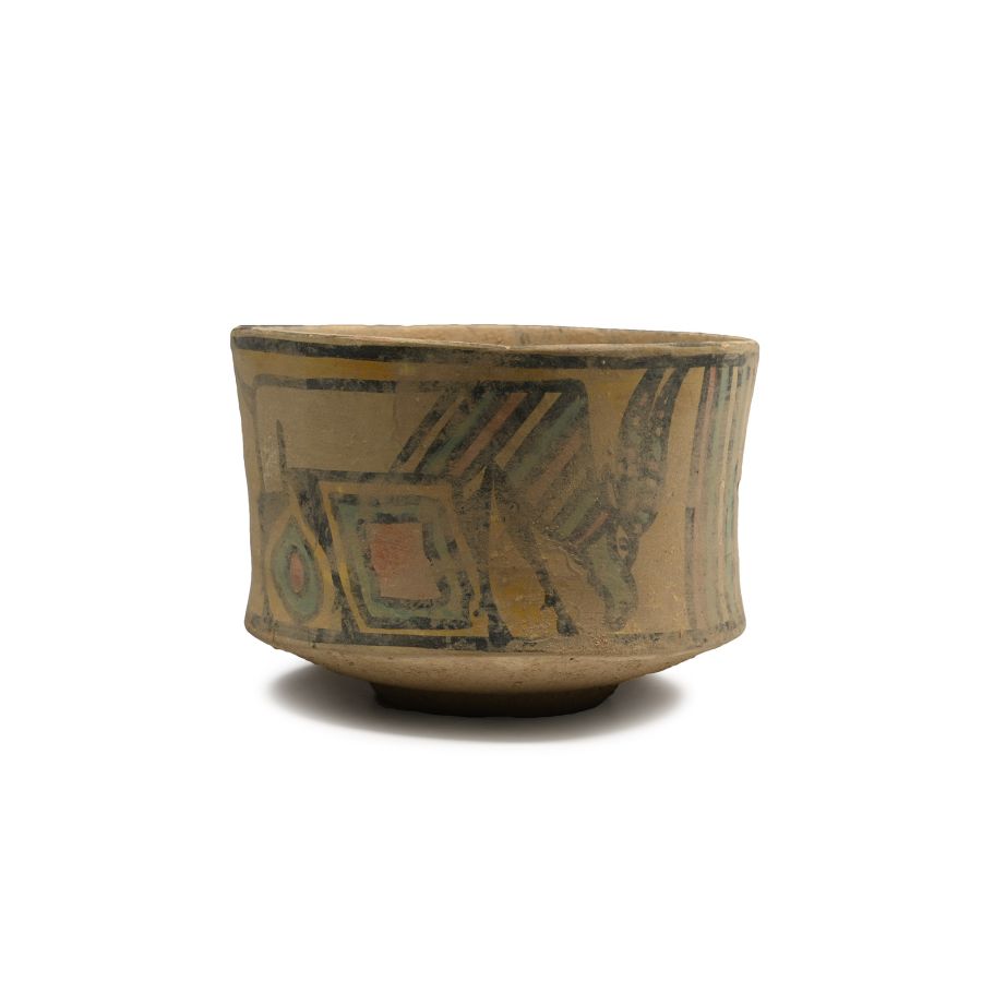 Indus Valley Painted Terracotta Vessel with Zebu