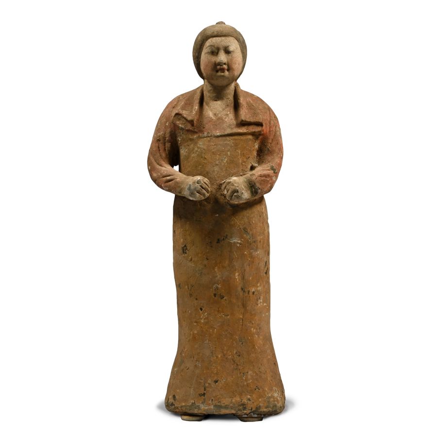Chinese Wei Terracotta Female Figure