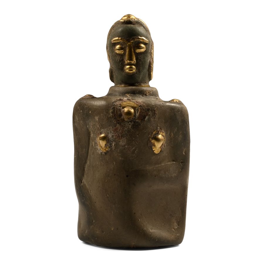 South East Asian Terracotta Lidded Vessel