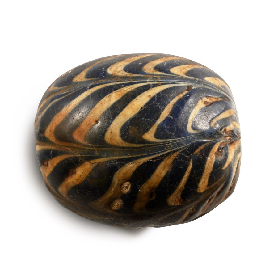 Massive Western Asiatic Style Glass Bead
