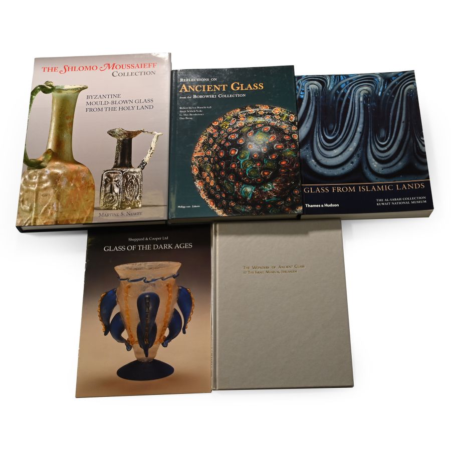 A Collection of Books on Ancient Glass - 5 Titles