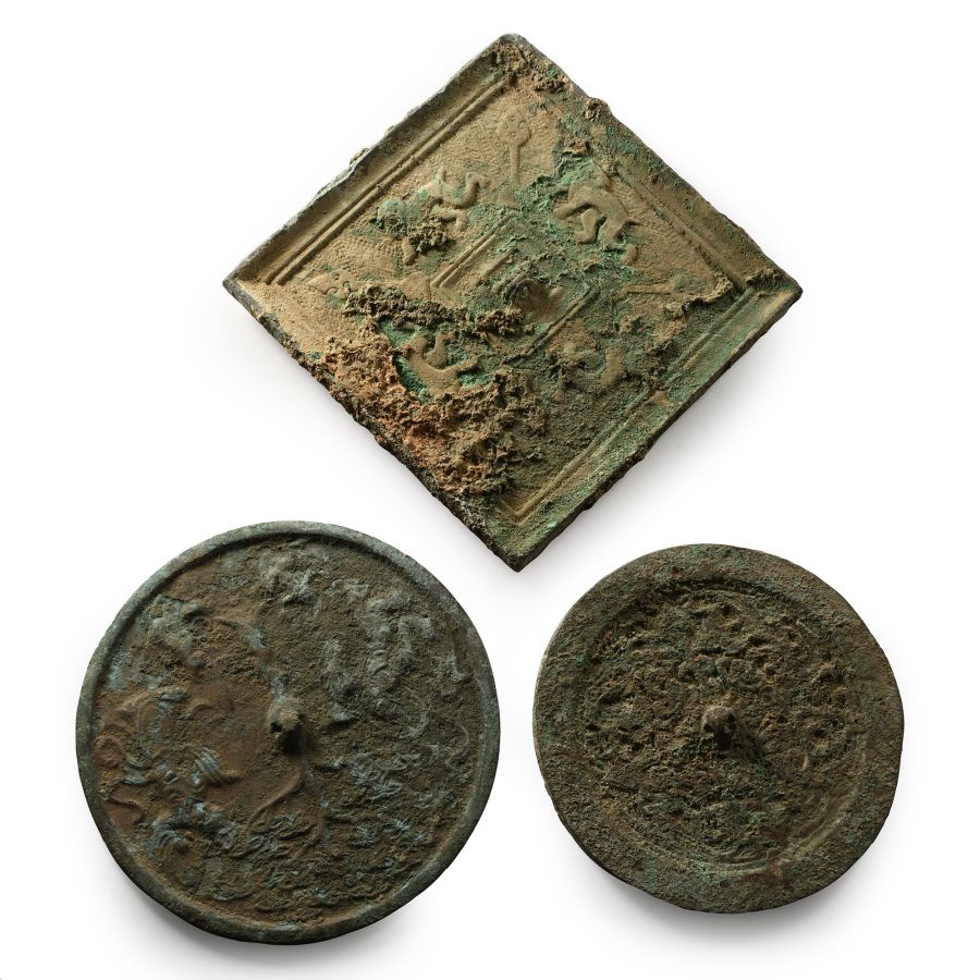 Chinese Bronze Mirror Group
