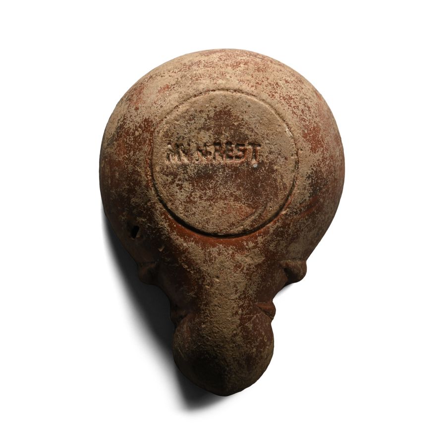 Roman Terracotta Erotic Oil Lamp